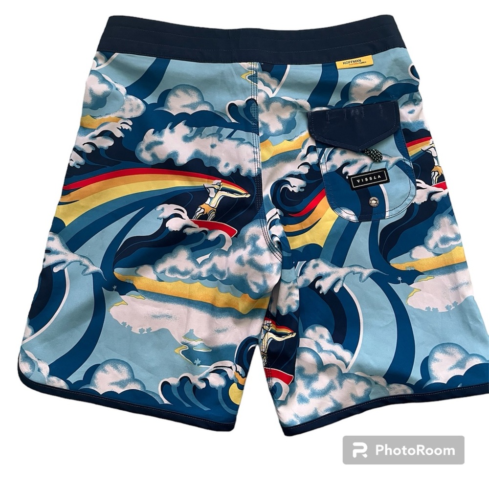 Visalia men’s surfing print shorts 28 - Picture 2 of 3
